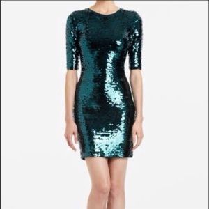BCBG Bodycon Sequins Dress